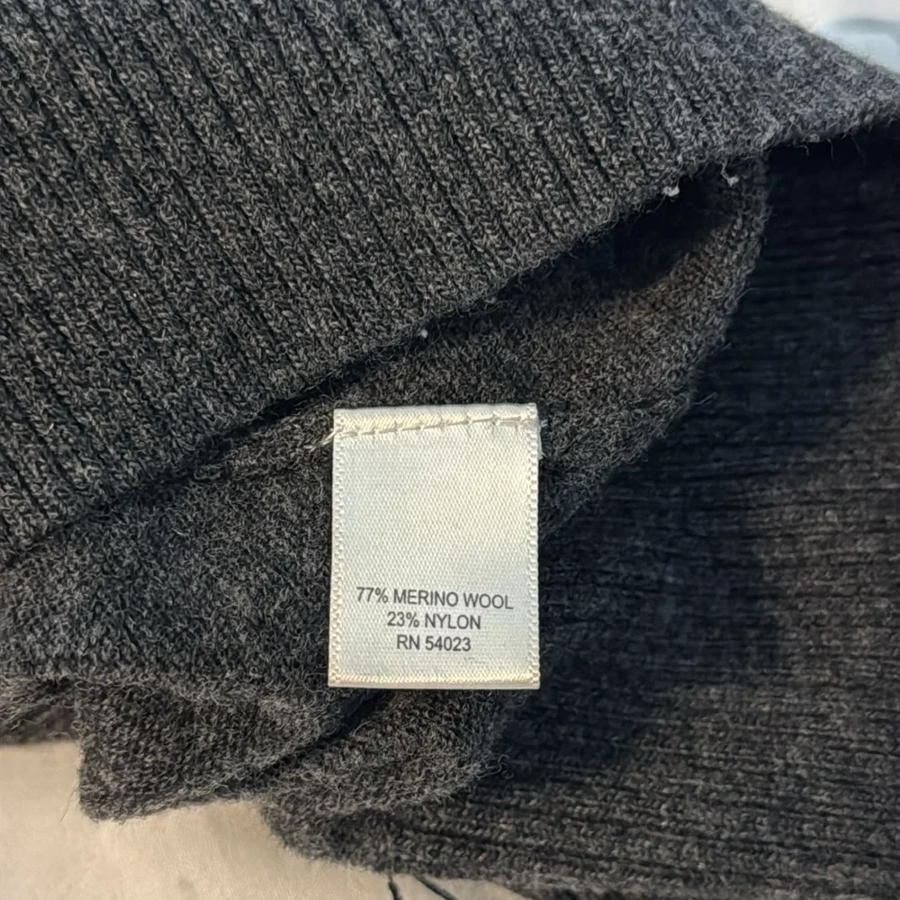 Banana Republic Mens Gray Wool/Cashmere Sweater Size M